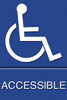 logo of a wheelchair, accessibility
